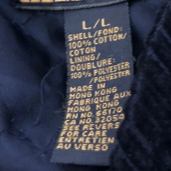 Vintage 80s 90s Black Wide Wale Corduroy Double Breasted Free People Jacket - Picture 7 of 8